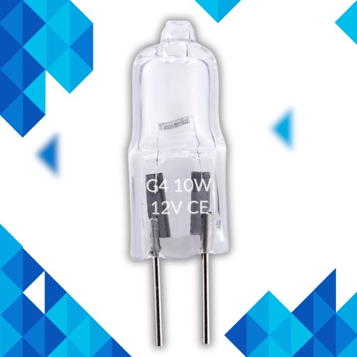 HALOGÉNOVÁ ŽIAROVKA HALOGÉNOVÁ JC G4 10W teplá 12V FILAMENT Krištáľovo čistá