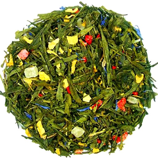 ZELENÝ ČAJ Sencha Lady Diana jahoda 100g