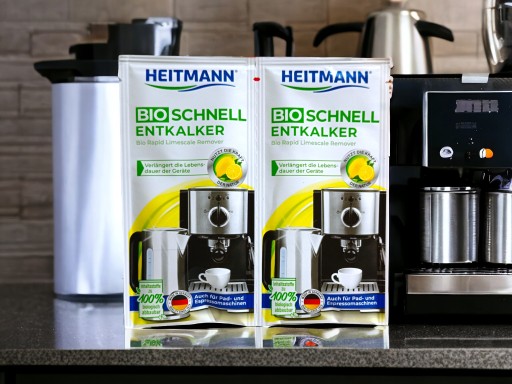 Odstraňovač vodného kameňa pre varné kanvice a espresso prášok 2x25g Heitmann