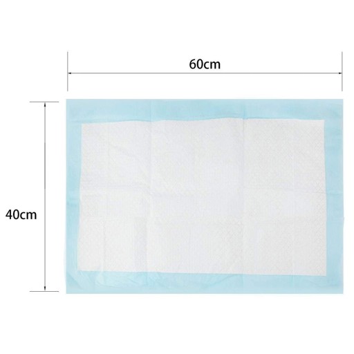ABSORPČNÉ HYGIENICKÉ PODLOŽKY PRE PSA PRE ZVIERATÁ S 40X60 CM 20 KS
