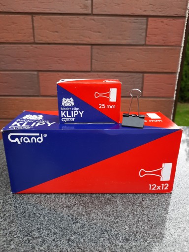 Clip GRAND Clips 25 mm klipy 12 kusov