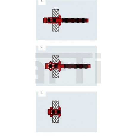 Nit nerez FI 6,40x20,50 mm TIBULB