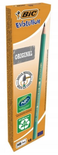 BIC Evolution ceruzka bez gumy, zelená HB, 1 ks
