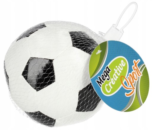 Mäkká loptička na nohu 13cm MEGA CREATIVE SIAT