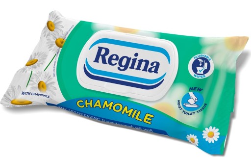 Vlhčený harmančekový toaletný papier Regina Chamomile