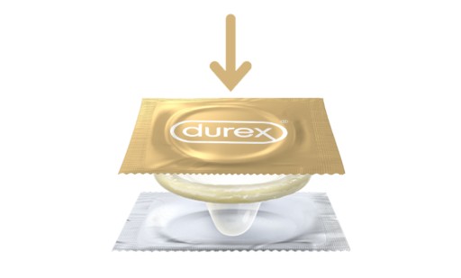 Kondómy DUREX REAL FEEL, nelatexové, bez latexu, koža na kožu, 3 ks.