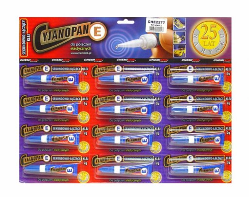 Cyjanopan-e 2g lepidlo na pružné spoje!