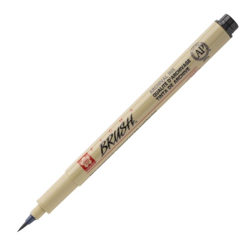 SAKURA Pigma Brush (čierna)