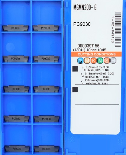 REZACIA A DRÁŽKOVACIA PLACHTA MGMN 200-G PC9030