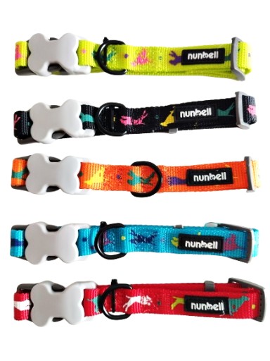 Látkový obojok pre PSA MAČKU, malý, patentný, odolný, pevný, 25-40 cm