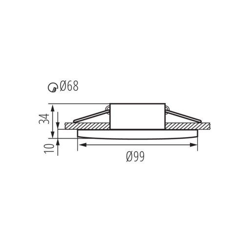 DROXY IP65 DSO B 33126 svietidlo kruhové