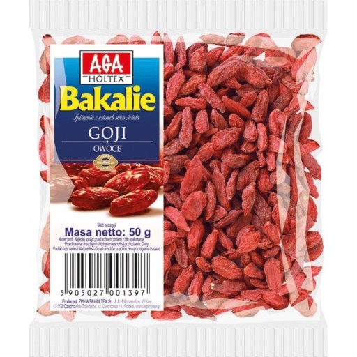 Aga Holtex Goji bobule 50g Sušené ovocie