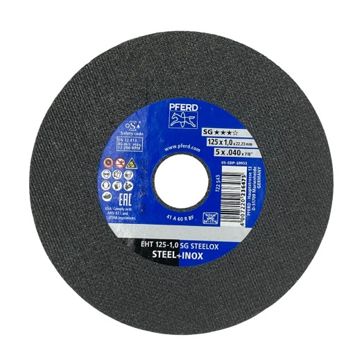 PFERD OCELOVÝ REZNÝ KOTÚČ 125x1,0 I SG -ELASTIC
