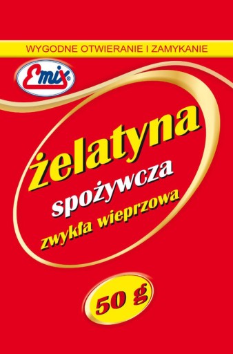 Zmiešajte želatínu 50 g
