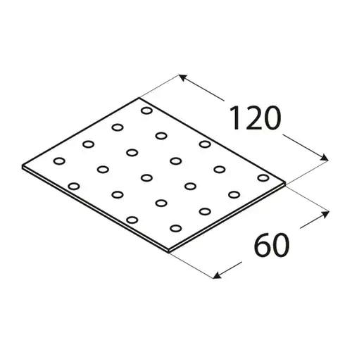 PP29 TYČ DOMAX PLOCHÁ TYČ DOMAX 60x120x2 10ks
