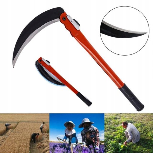 SKLADACIA KRÚZKA KEFA PRE RUČNÉ ZÁHRADNÉ KOTOUČE NA KOSENIE TRÁVY