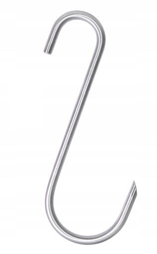Nerezový háčik na fajčenie S8 205mm