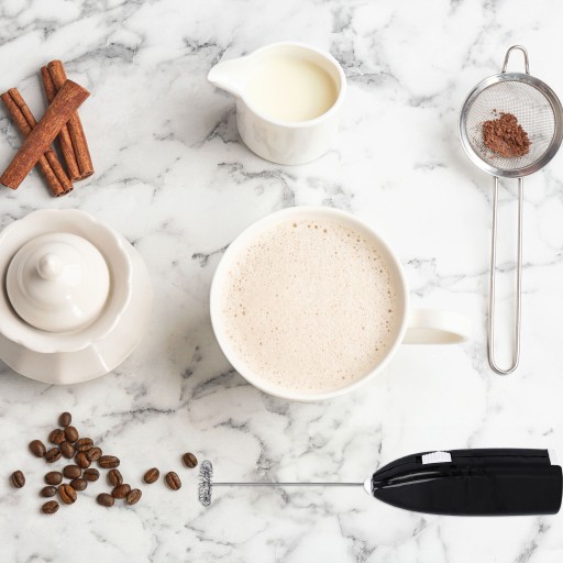 SPÄŇOVAČ, ŠKĽAVA na KÁvu, MLIEKO, penu na cappuccino, mini elektrický mixér