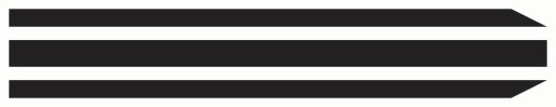 Nálepky na motorku STRIPES 30cm Black #2