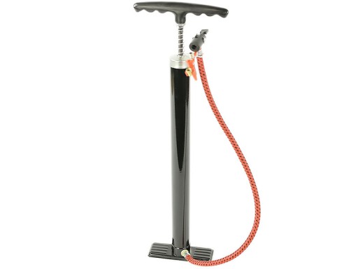 MINI ŠTANDARDNÁ PUMPA NA BICYKEL 38 x 450 mm ČIERNA