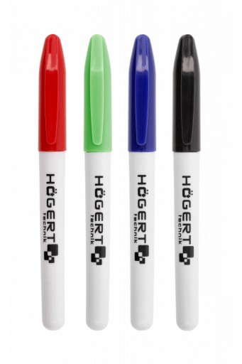 Permanentné popisovače, 4 ks mix farieb Hogert HT3B781