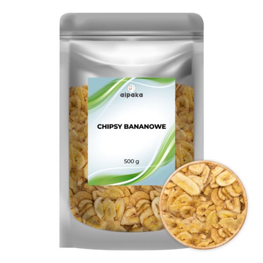 BANÁNOVÉ ČIPSKY 500g SUŠENÁ BANÁNOVÁ OBJÍD