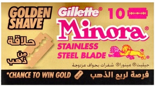 Žiletky Gillette Minora 10 ks