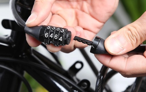 Špirálový zámok na bicykel s kombináciou KYL-100 Forev