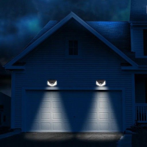 SOLAR LAMPA 100 LED SO SNÍMAČOM POHYBU SÚMRAK, NÁSTENNÁ FASÁDA