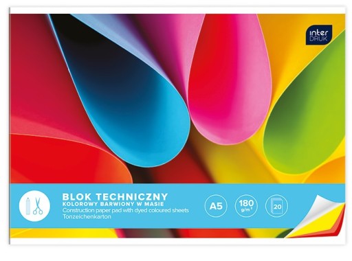 Interprint Color Technical Block A5 20 listov