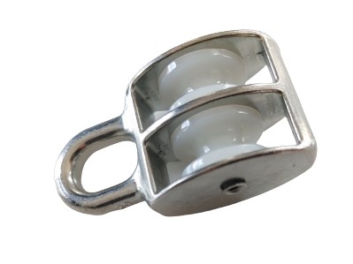 Dvojitá lanová kladka 20 mm POZINKOVANÁ