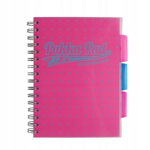 Pukka Pad ProjectBook Neon Pink kruhový zápisník A5 # 200