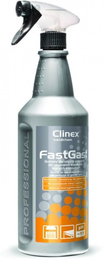 Clinex FastGast 1L prípravok na mastnú špinu