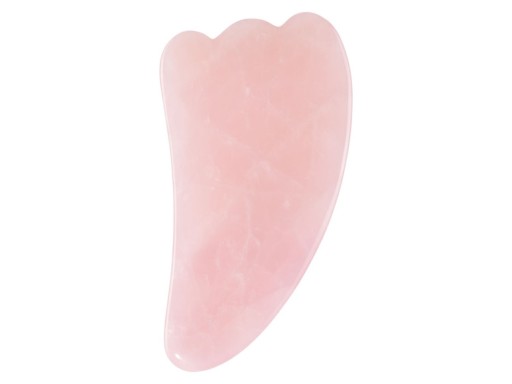 KAMEŇ GUA SHA, RUŽNÝ KREMEN, NA MASÁŽ TVÁRE