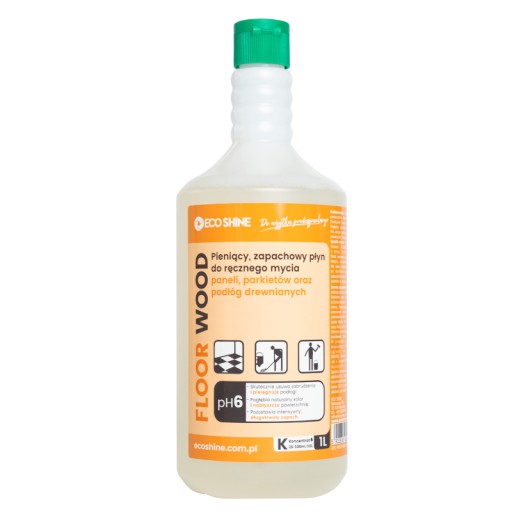 ECO SHINE PODLAHA DREVENÁ 1L NA UMÝVANIE DREVENÝCH PANELOV