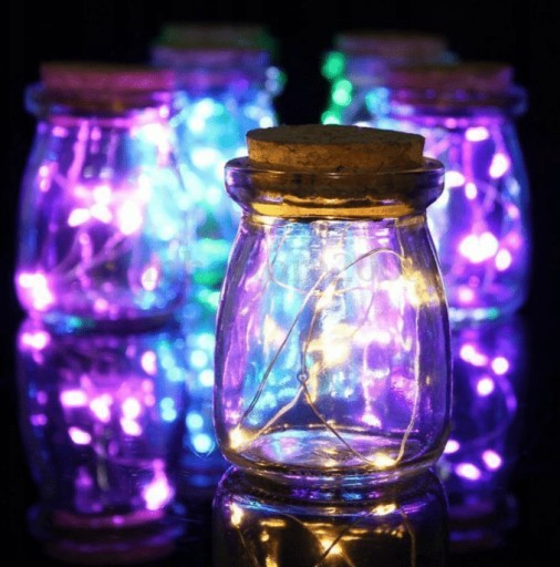 OSVETLENIE VIANOČNÉHO STROMČEKA 100 LED DIÓD NA BATÉRIU