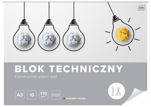 Technický blok A3 BIELY (70012)