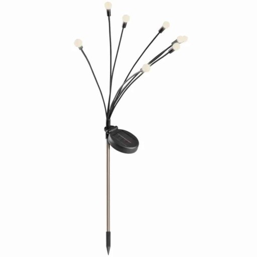 LED záhradné solárne guľové svietidlo FIORINI 3000K heat GOLDLUX