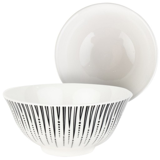 Miska MISKA na polievku, vločky, šaláty, snacky, porcelánová miska na šalát, 600 ml