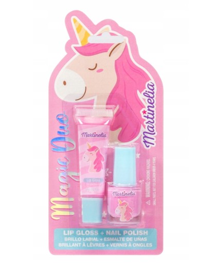Sada lesku na pery MARTINELIA little unicorn + lak na nechty