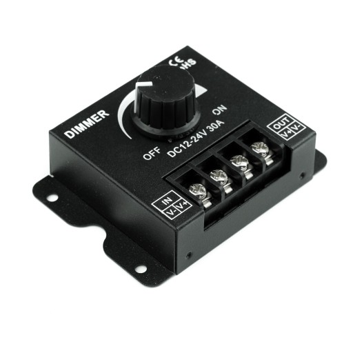 LED STMÍVAČ regulátor 12V 24V 30A 360W