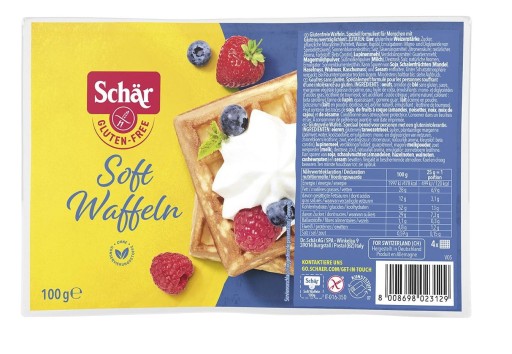 SCHAR Soft waffeln - BEZSKLENÉ vafle. 100 g