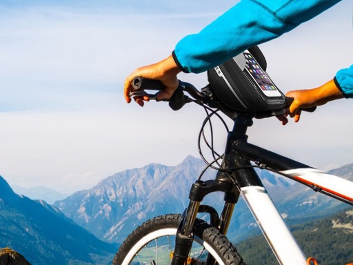 VODEODOLNÝ TAŠKA NA BICYKEL NA TAŠKU TELEFÓN PUZDRO DRŽIAK NA RIADITEĽKY