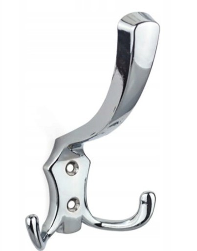 TROJNÁSTENNÝ NÁBYTOK VEŠIAK CHROM.HÁK 13cm AMIX W003/C + skrutky
