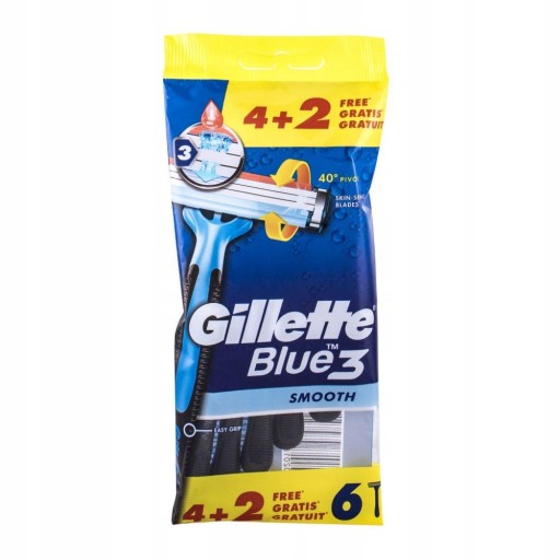 GIllette Blue 3 Smooth Razor Sada 6 ks