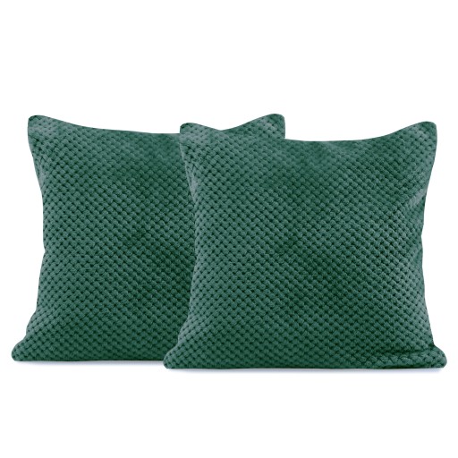 Prešívaná obliečka na vankúš Zelená 45x45*2 ks.