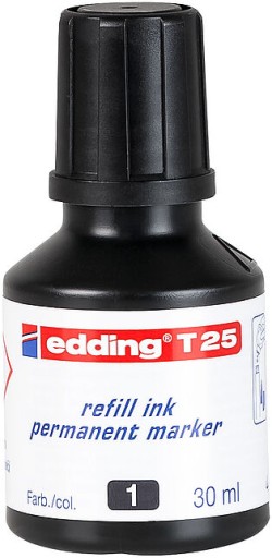EDDING T25 značkovací atrament 30 ml čierny