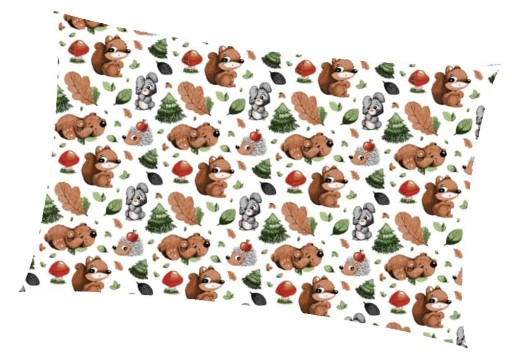 Bavlnená obliečka na vankúš 50x80 80/50 181 ježko