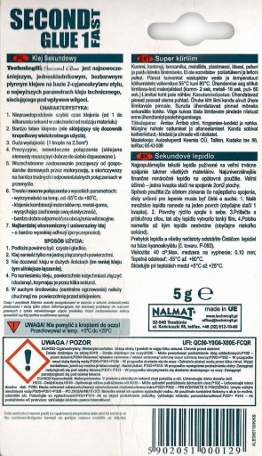 DRUHÉ KYANOAKRYLÁTOVÉ LEPIDLO C-129 TECHNICQLL 5g