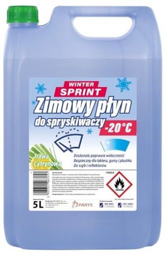 Zimná kvapalina do ostrekovačov -20°C Winter Sprint 5l Lemongrass